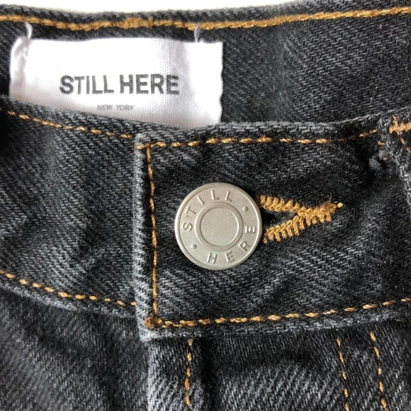Still Here New York Worn-in Childhood in Washed Black Size 24 - Picture 4 of 9
